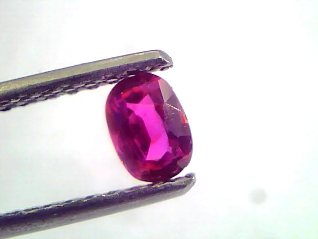 0.48 Ct IGI Certified Unheated Untreted Natural Mozambique Ruby AAAAA