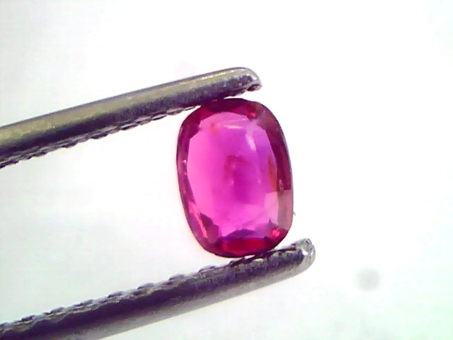 0.48 Ct IGI Certified Unheated Untreted Natural Mozambique Ruby AAAAA
