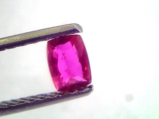 0.51 Ct IGI Certified Unheated Untreted Natural Mozambique Ruby AAAAA
