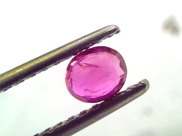 0.56 Ct Certified Unheated Untreated Natural Old Burma Ruby AAA