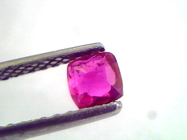 0.56 Ct IGI Certified Unheated Untreted Natural Mozambique Ruby AAAAA