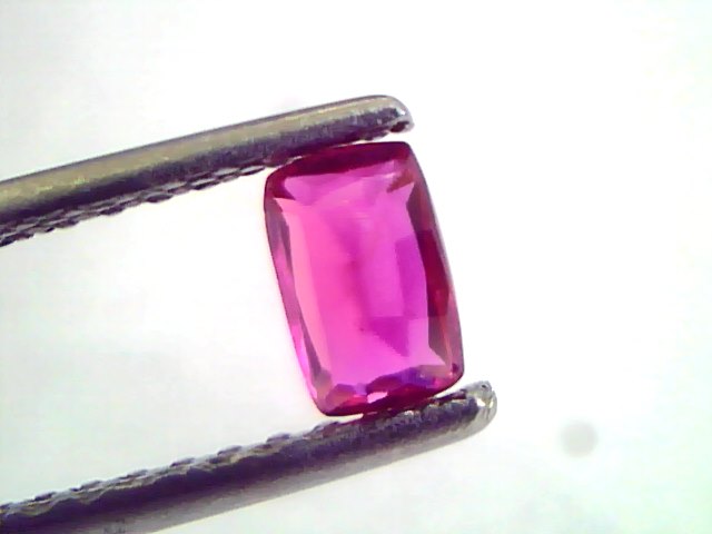 0.61 Ct IGI Certified Unheated Untreted Natural Mozambique Ruby AAAAA