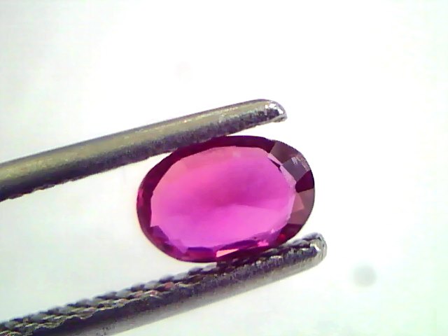 0.63 Ct IGI Certified Unheated Untreted Natural Mozambique Ruby AAAAA