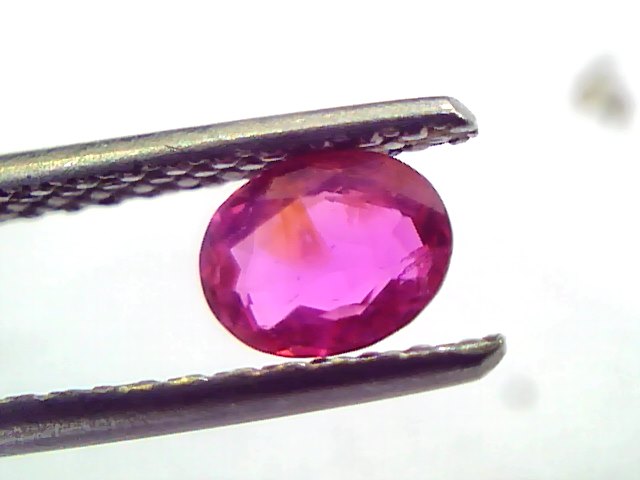 0.64 Ct IGI Certified Unheated Untreated Natural Old Burma Ruby AAA
