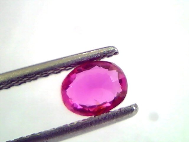 0.65 Ct IGI Certified Unheated Untreted Natural Mozambique Ruby AAAAA