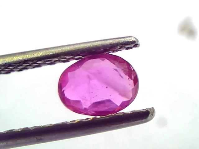 0.67 Ct IGI Certified Unheated Untreated Natural Old Burma Ruby AAA