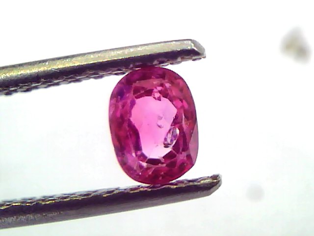 0.69 Ct IGI Certified Unheated Untreated Natural Old Burma Ruby AAA