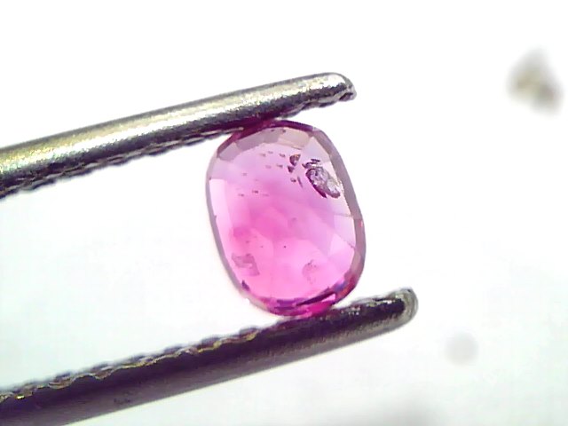 0.69 Ct IGI Certified Unheated Untreated Natural Old Burma Ruby AAA