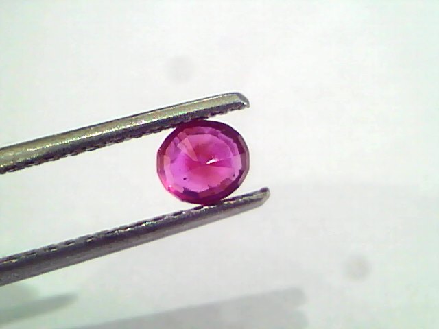 0.65 Ct Certified Unheated Untreated Natural Mozambique Ruby AAAAA