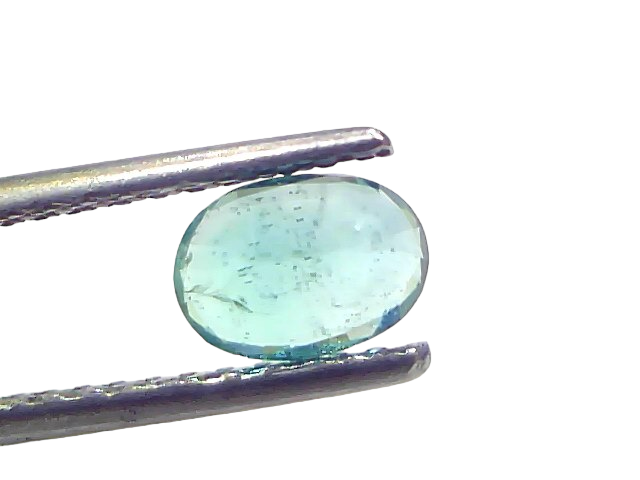 0.77 Ct Certified Untreated Natural Zambian Emerald Gemstone Panna