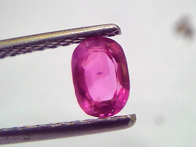 0.74 Ct IGI Certified Unheated Untreated Natural Old Burma Ruby AAA