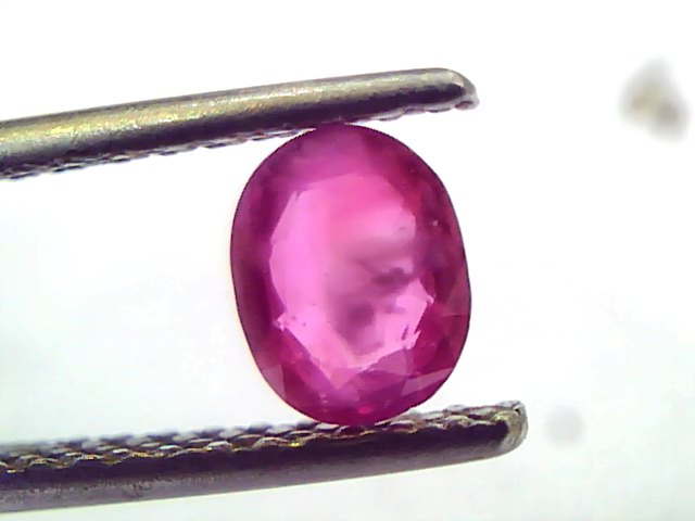 0.75 Ct IGI Certified Unheated Untreated Natural Old Burma Ruby AAA