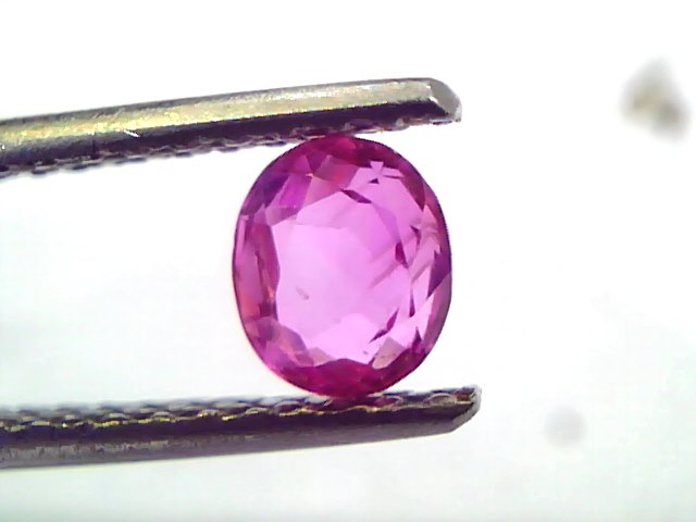 0.79 Ct IGI Certified Unheated Untreated Natural Old Burma Ruby AAA