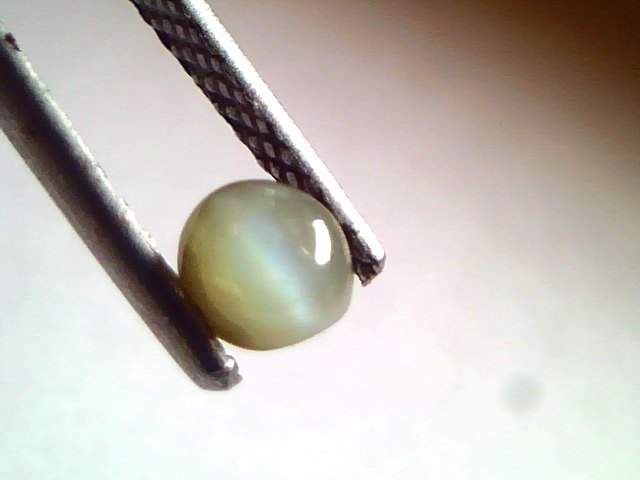 1.42 Ct Natural Ceylon Chrysoberyl Cats Eye Gemstone for Ketu