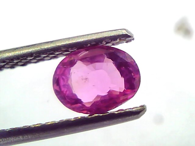 0.86 Ct IGI Certified Unheated Untreated Natural Old Burma Ruby AAA