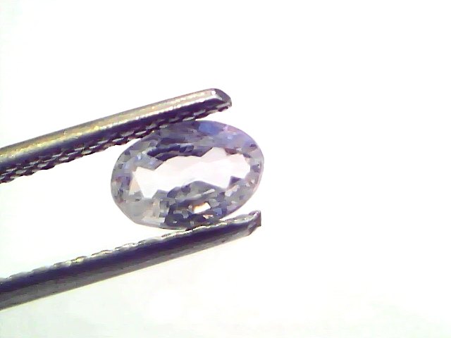 1.03 Ct Certified Unheated Untreated Natural Ceylon White Sapphire