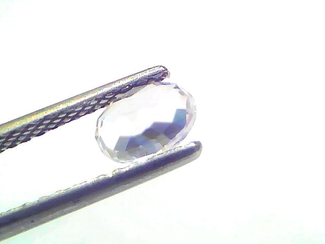 1.03 Ct Certified Unheated Untreated Natural Ceylon White Sapphire