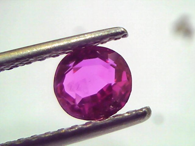 0.92 Ct IGI Certified Unheated Untreated Natural Old Burma Ruby AAA