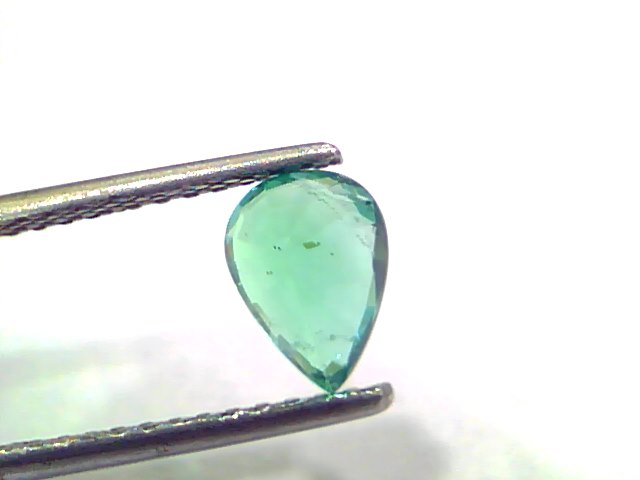 1.08 Ct GII Certified Untreated Natural Zambian Emerald Gemstone AAAAA