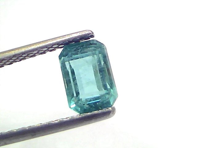 1.16 Ct Certified Untreated Natural Zambian Emerald Gemstone Panna