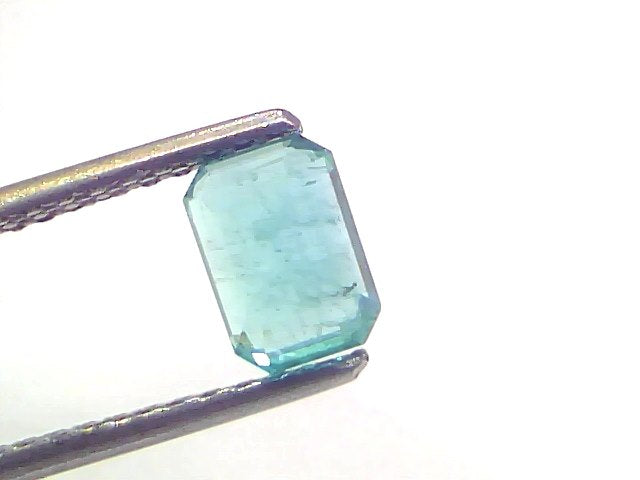 1.16 Ct Certified Untreated Natural Zambian Emerald Gemstone Panna