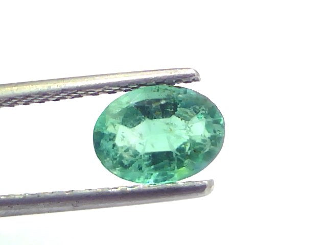 1.21 Ct Untreated Natural Zambian Emerald Gemstone Panna Stone