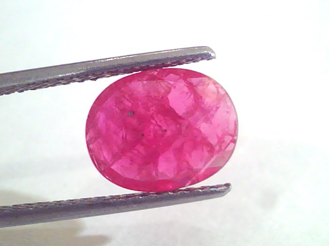 2.96 Ct Natural Old Burma Mines Ruby Gemstone Manik Stone