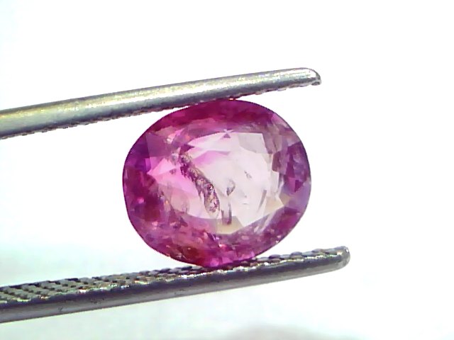 3.14 Ct GII Certified Unheated Untreated Natural Old Burma Ruby AAA