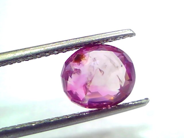 3.14 Ct GII Certified Unheated Untreated Natural Old Burma Ruby AAA