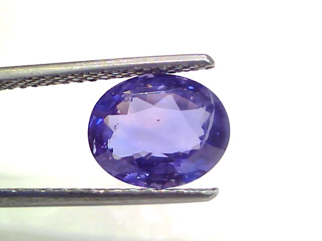 3.57 Ct IGI Certified Unheated Untreated Natural Burma Blue Sapphire AAA