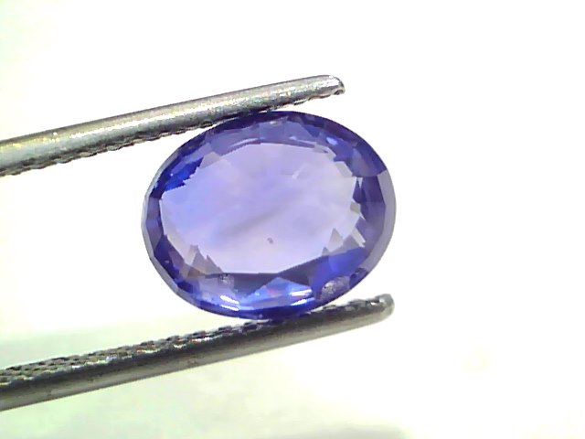 3.57 Ct IGI Certified Unheated Untreated Natural Burma Blue Sapphire AAA