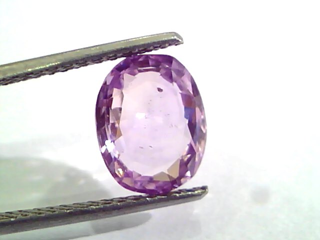 3.67 Ct Unheated Untreated Natural Purple Sapphire Khuni Neelam
