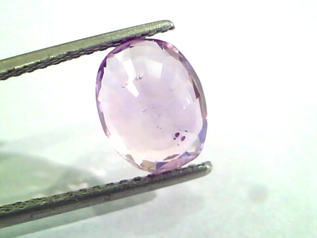 3.67 Ct Unheated Untreated Natural Purple Sapphire Khuni Neelam