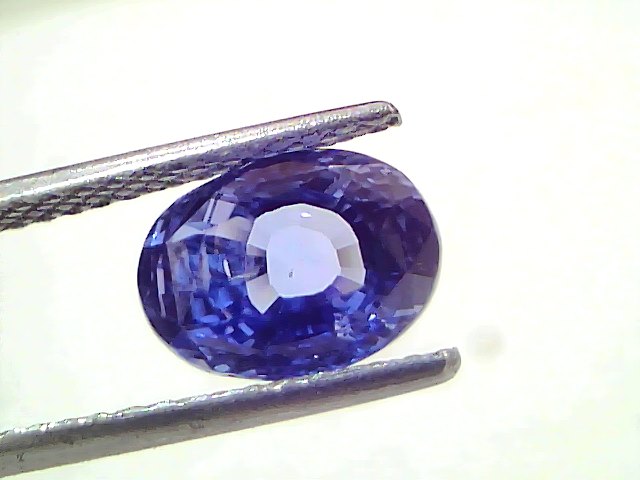 3.99 Ct IGI Certified Unheated Untreated Natural Burma Blue Sapphire AAAA