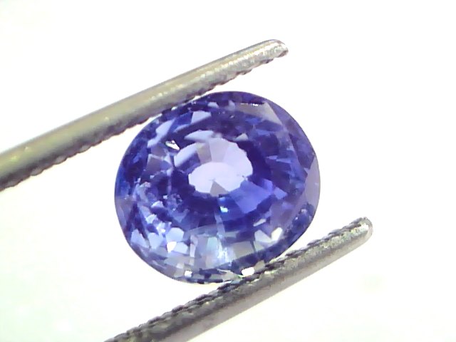 4.21 Ct Unheated Untreated Natural IGI Certified Kashmir Blue Sapphire