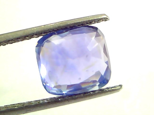 4.69 Ct Unheated Untreated Natural IGI Certified Kashmir Blue Sapphire