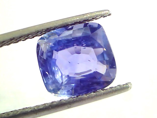 4.69 Ct Unheated Untreated Natural IGI Certified Kashmir Blue Sapphire