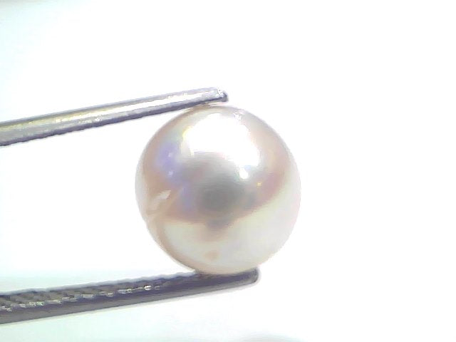 6.11 Ct Natural Certified Real South Sea Pearl Certified Moti